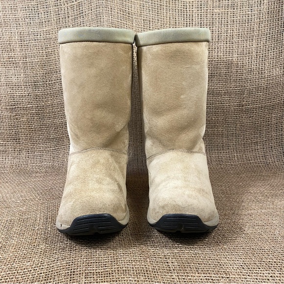 Merrell Boots Natural Shearling Winter Slip On  Size 6.5 - Picture 7 of 10